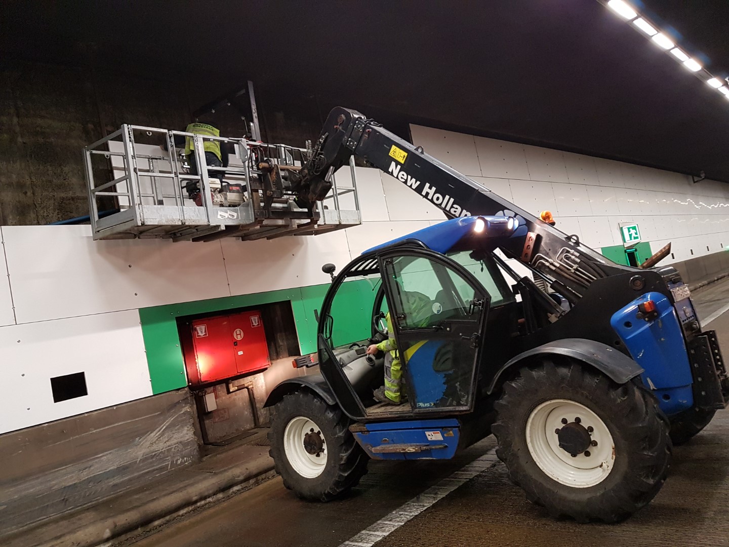 Herstellingswerken in Tunnels